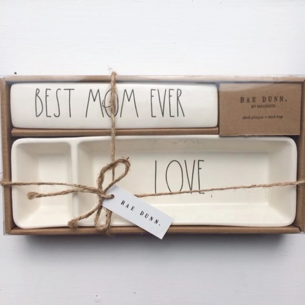 Rae Dunn Best mom Desk Set